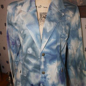 Sonoma Tie Dyed Jacket XL Blues and Purple